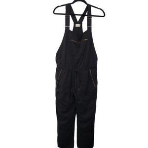 ARITZIA Wilfred Free Valletta Overalls Black XXS Pockets Lyocell